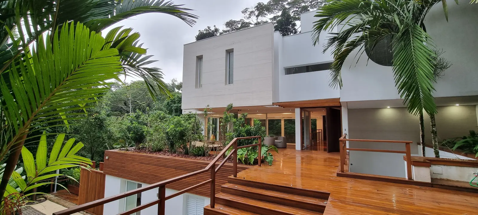 Área externa 7 — Iporanga, Guarujá, para temporada, Casa