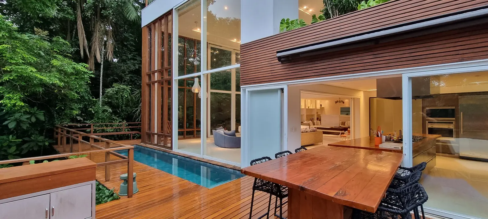 Área externa 6 — Iporanga, Guarujá, para temporada, Casa
