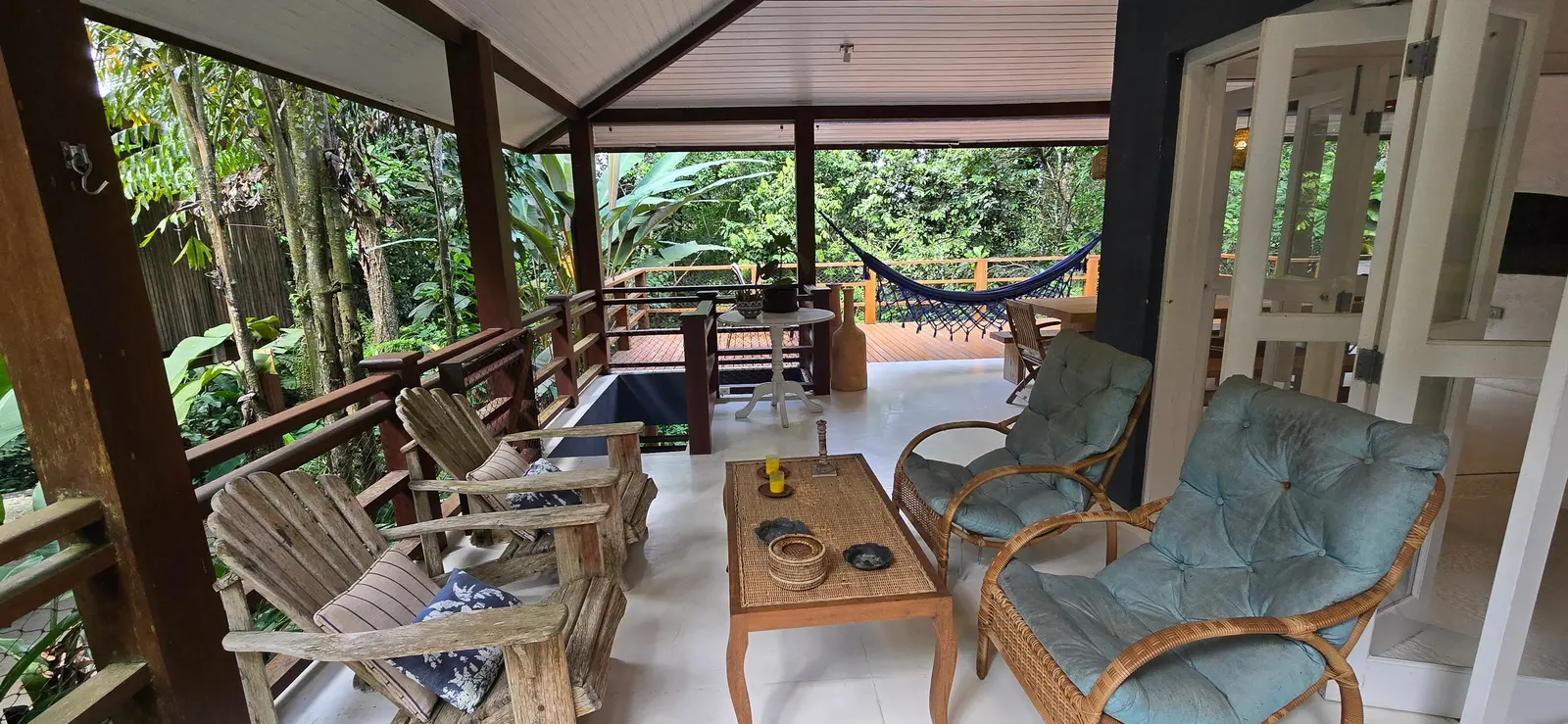 Área externa 10 — Iporanga, Guarujá, para temporada, Casa