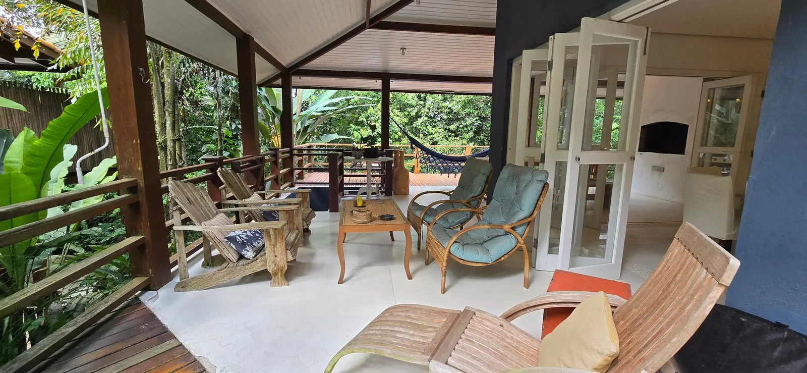Área externa 8 — Iporanga, Guarujá, para temporada, Casa