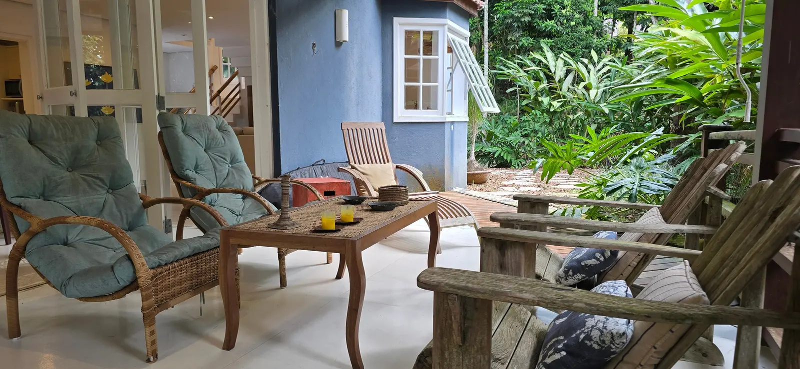 Área externa 11 — Iporanga, Guarujá, para temporada, Casa