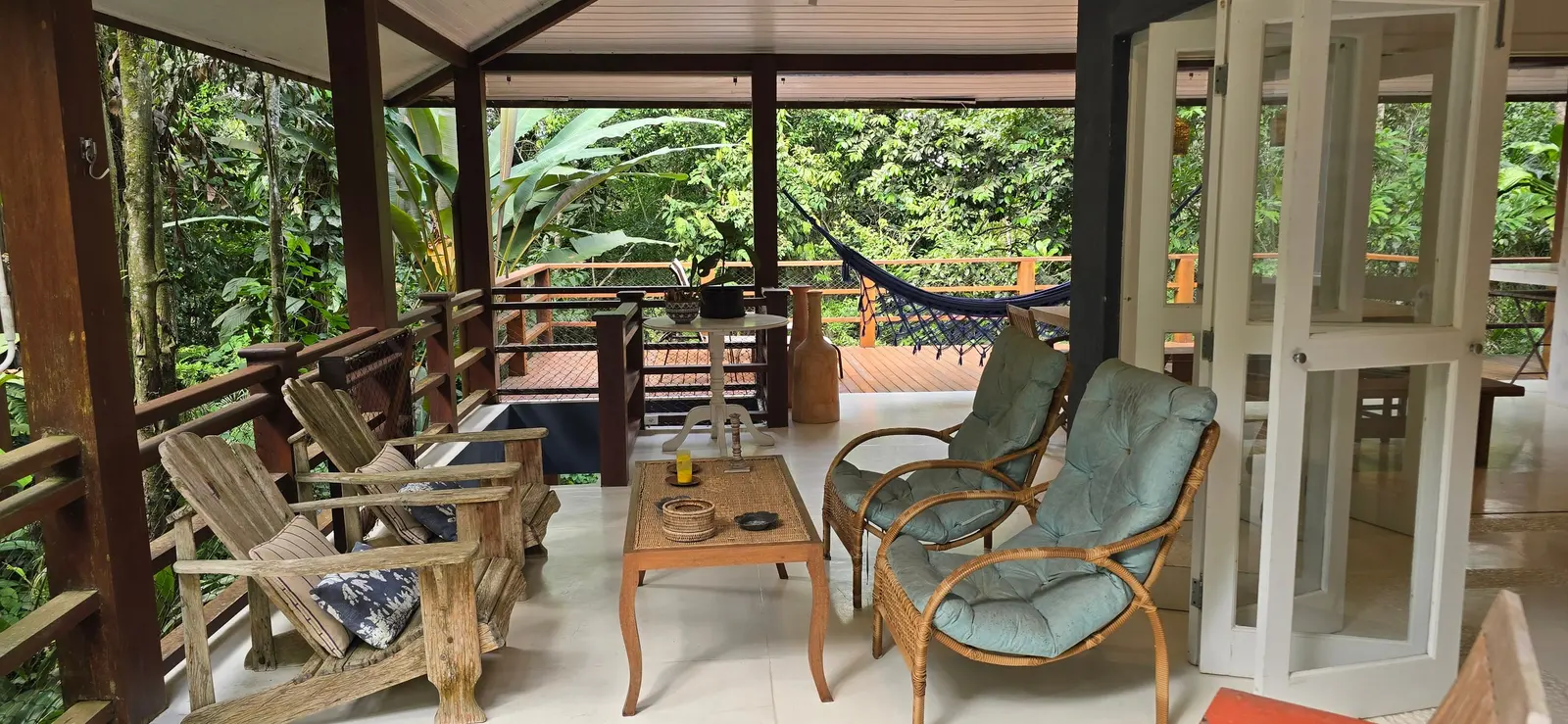 Área externa 12 — Iporanga, Guarujá, para temporada, Casa