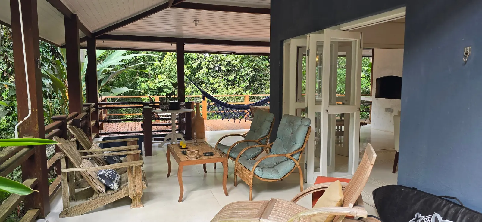 Área externa 13 — Iporanga, Guarujá, para temporada, Casa