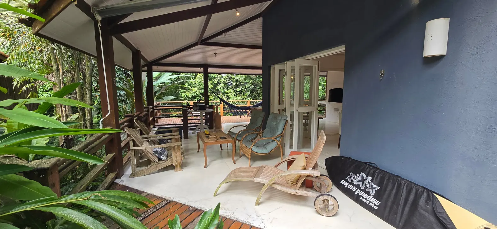 Área externa 14 — Iporanga, Guarujá, para temporada, Casa