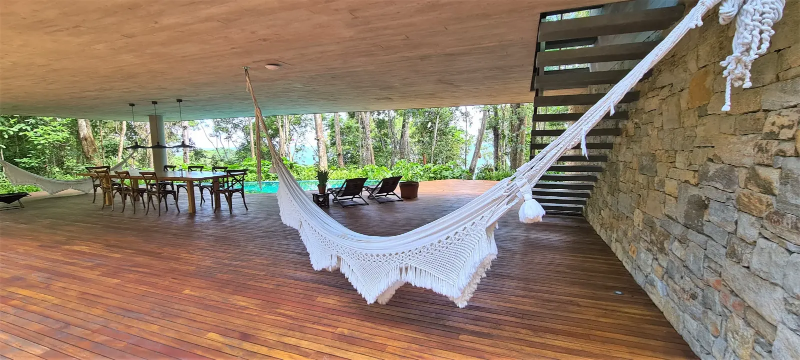 Área externa 7 — Iporanga, Guarujá, para temporada, Casa