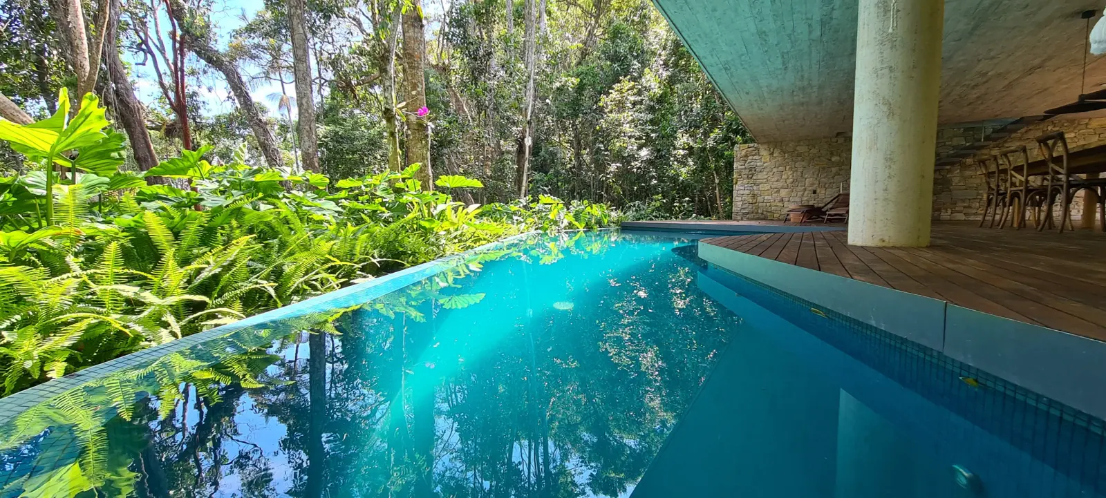 Área externa 14 — Iporanga, Guarujá, para temporada, Casa