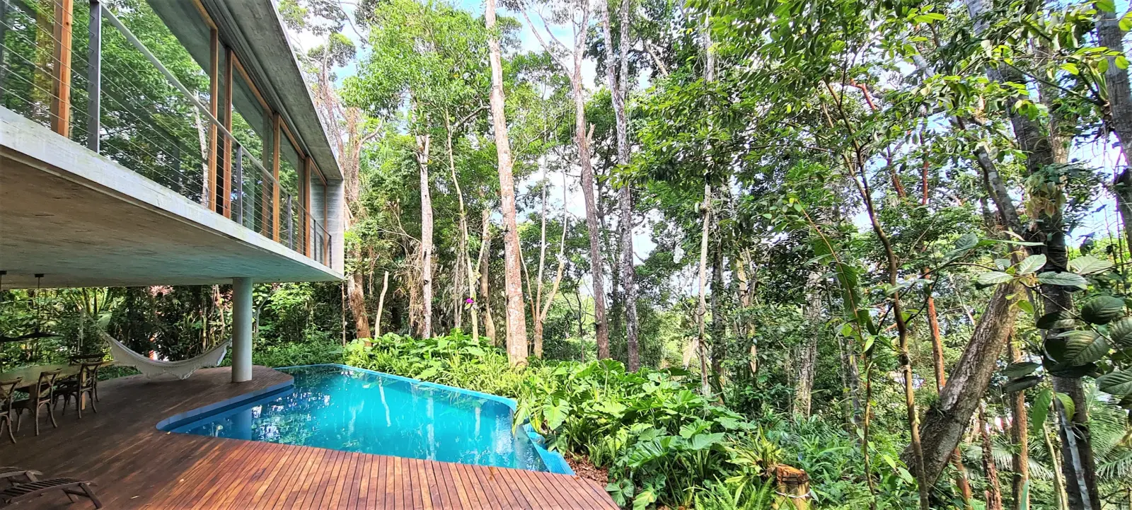 Área externa 5 — Iporanga, Guarujá, para temporada, Casa
