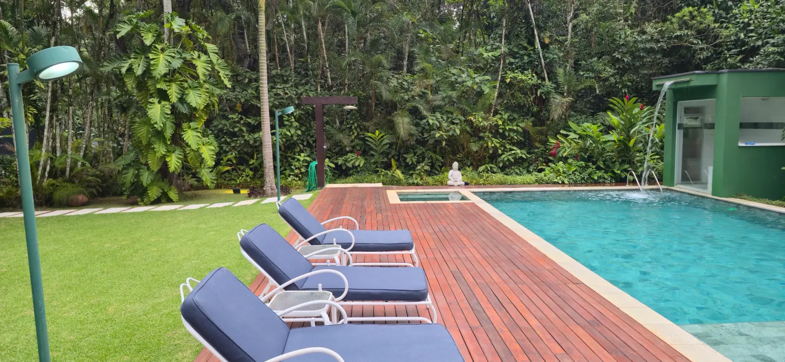 Área externa 7 — Iporanga, Guarujá, para temporada, Casa