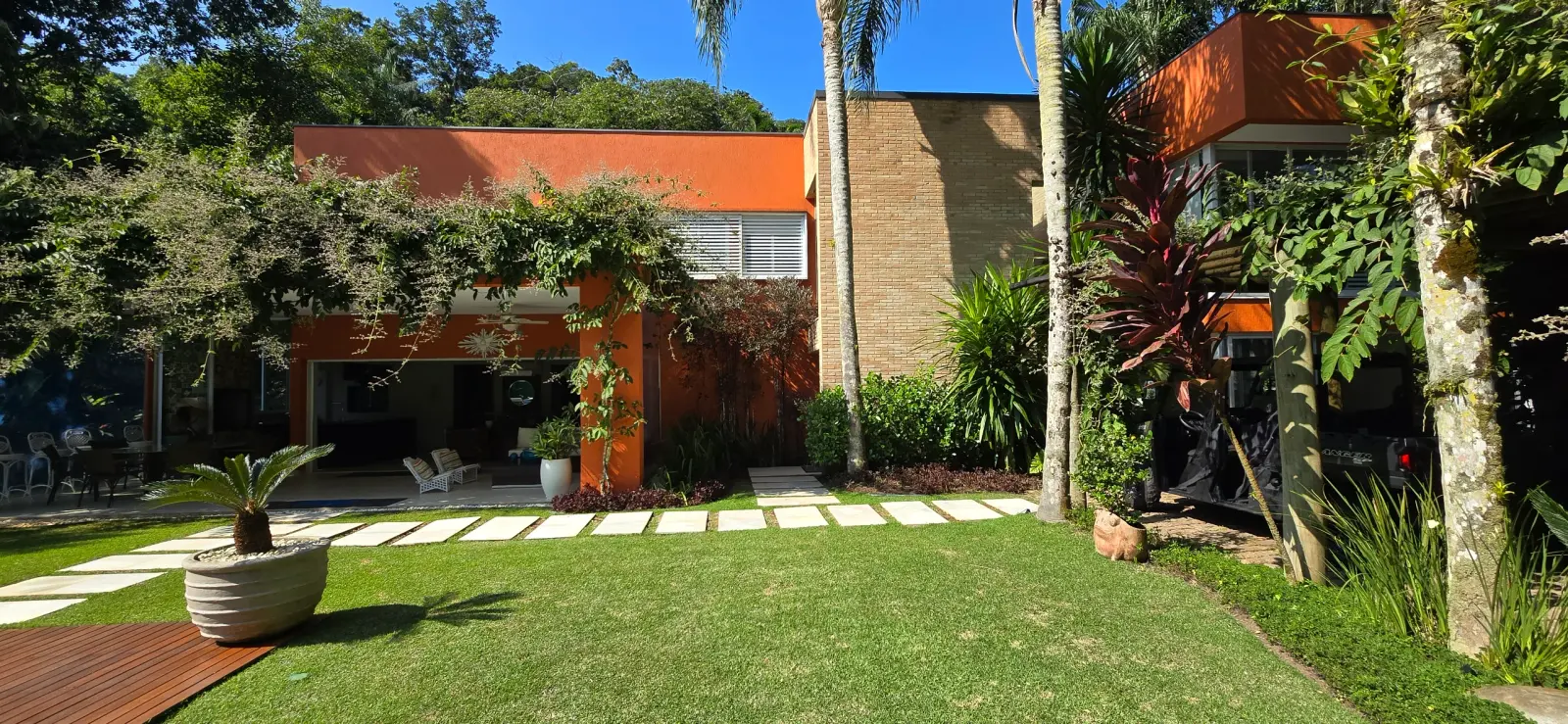 Área externa 16 — Iporanga, Guarujá, para temporada, Casa