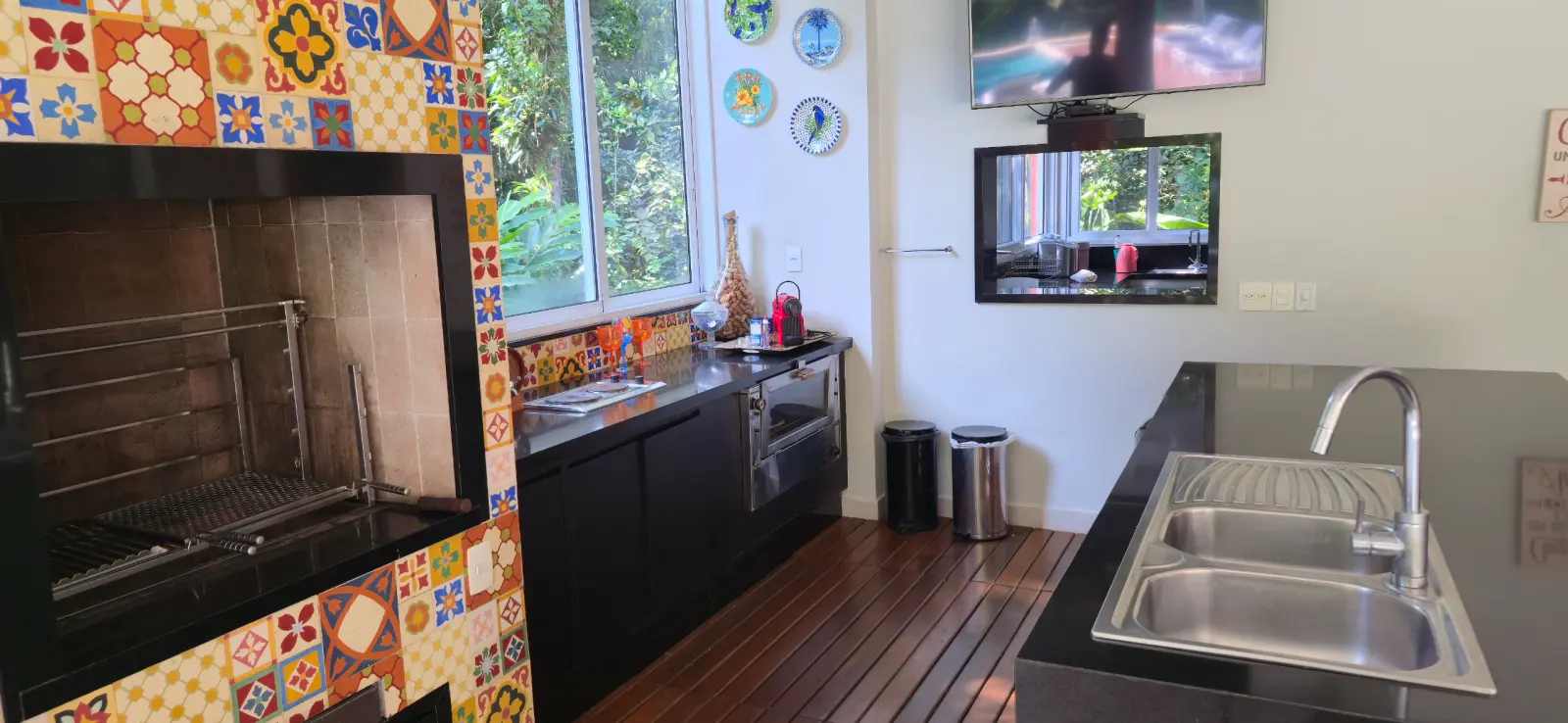 Área externa 22 — Iporanga, Guarujá, para temporada, Casa
