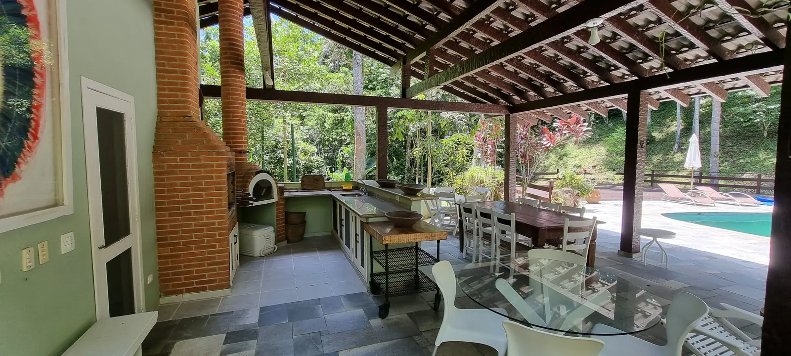Área externa 10 — São Pedro, Guarujá, à venda e para locação, Casa