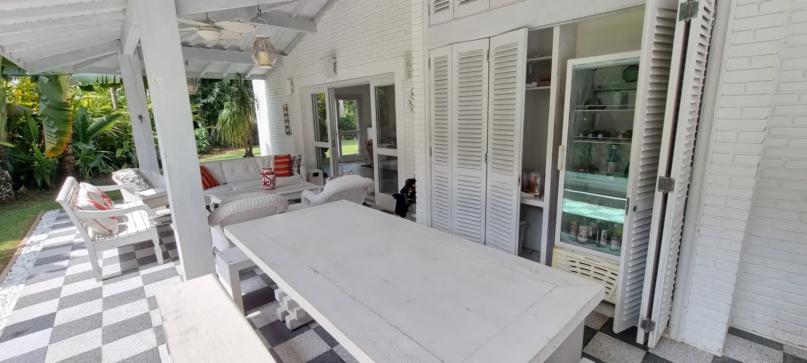 Área externa 11 — Iporanga, Guarujá, para temporada, Casa