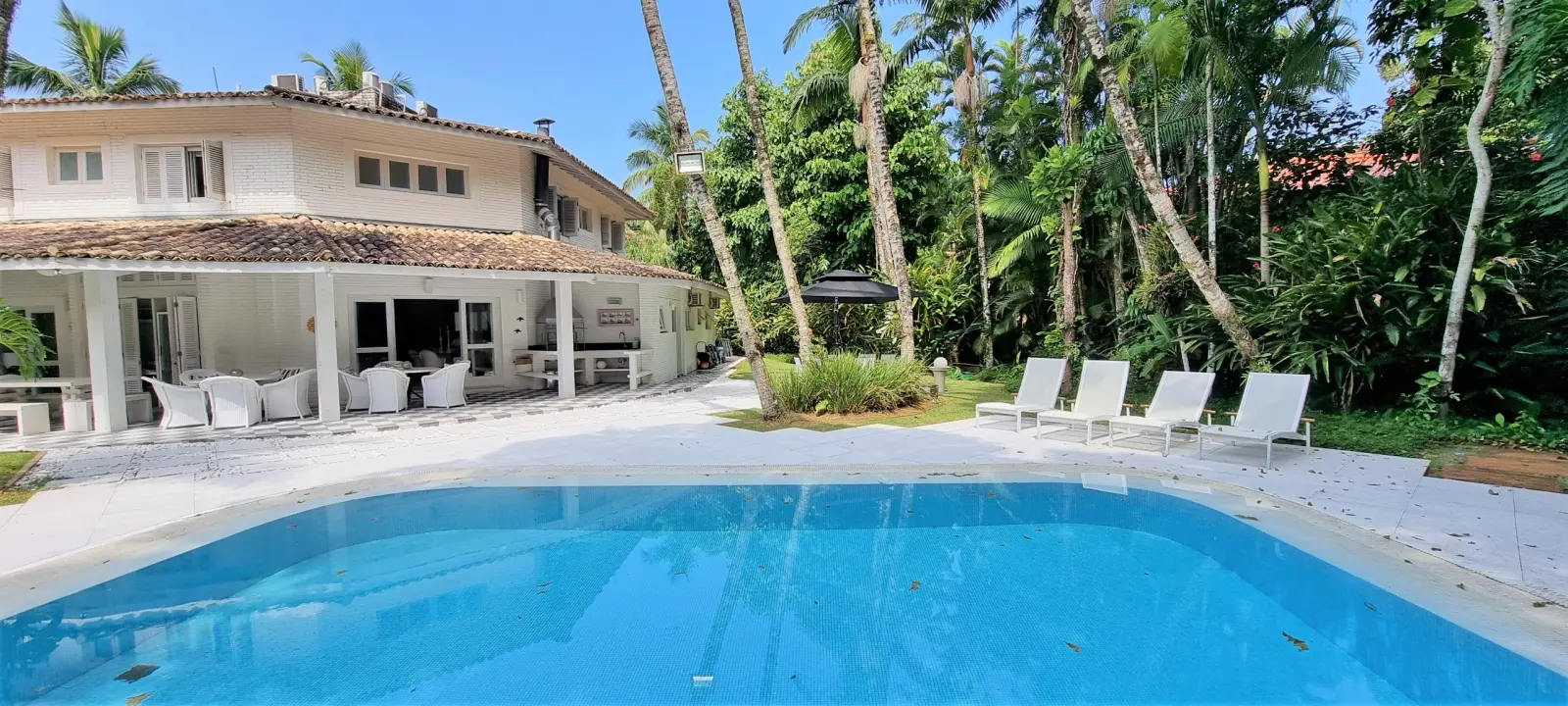 Área externa 3 — Iporanga, Guarujá, para temporada, Casa