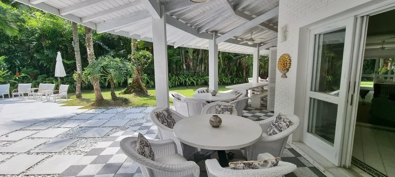 Área externa 7 — Iporanga, Guarujá, para temporada, Casa