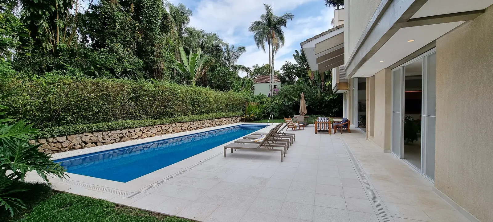 Área externa 7 — Iporanga, Guarujá, para temporada, Casa