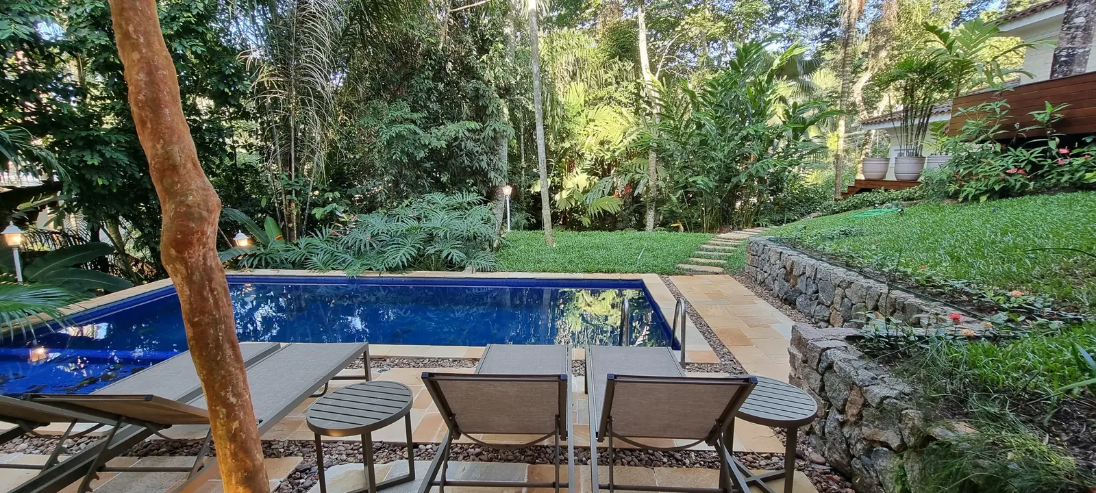 Área externa 9 — Iporanga, Guarujá, para temporada, Casa
