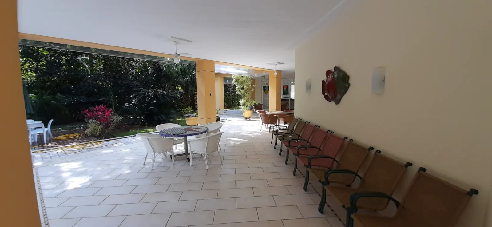 Área externa 4 — Iporanga, Guarujá, para temporada, Casa