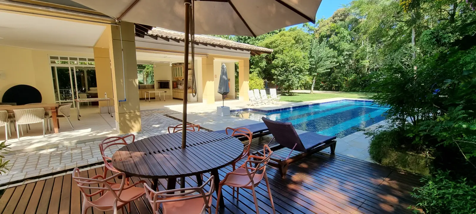 Área externa 15 — Iporanga, Guarujá, para temporada, Casa