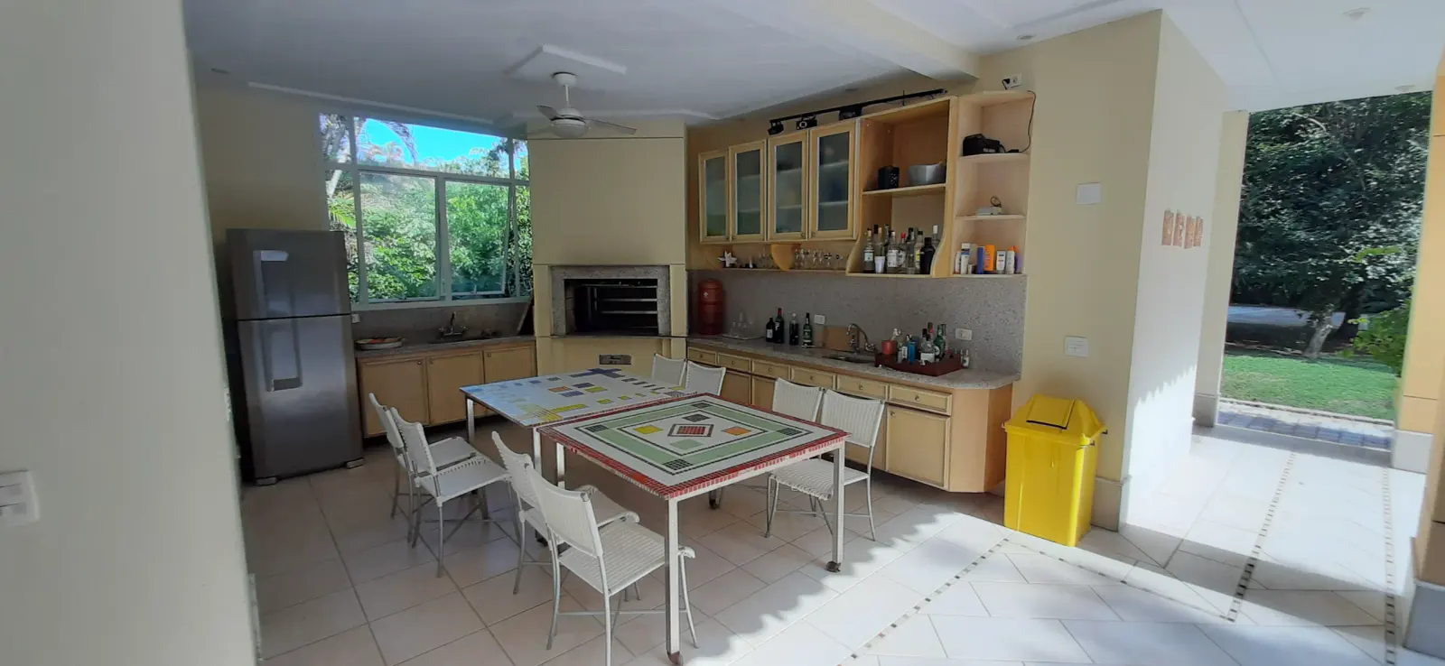 Área externa 3 — Iporanga, Guarujá, para temporada, Casa