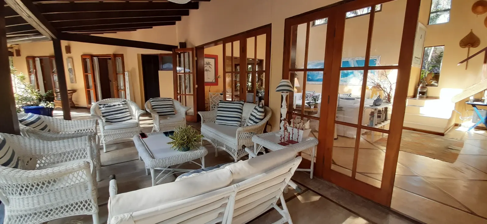 Área externa 14 — Iporanga, Guarujá, para temporada, Casa