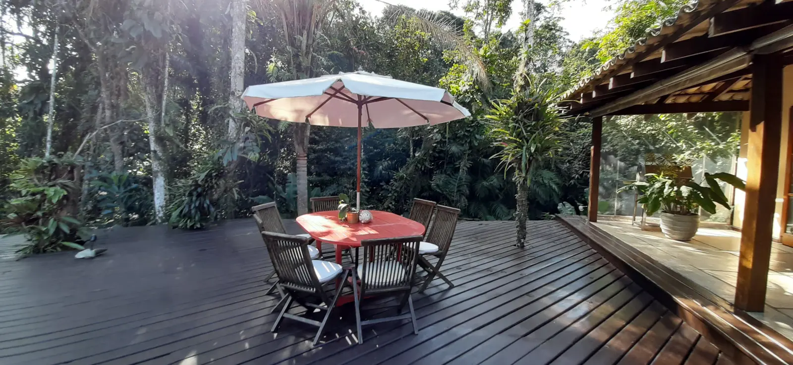 Área externa 5 — Iporanga, Guarujá, para temporada, Casa