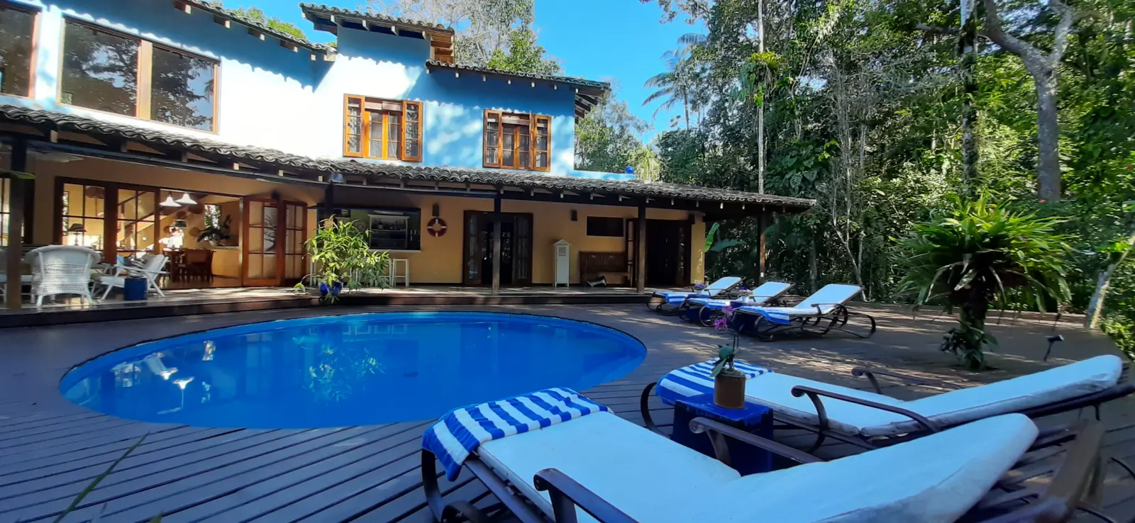 Área externa 7 — Iporanga, Guarujá, para temporada, Casa