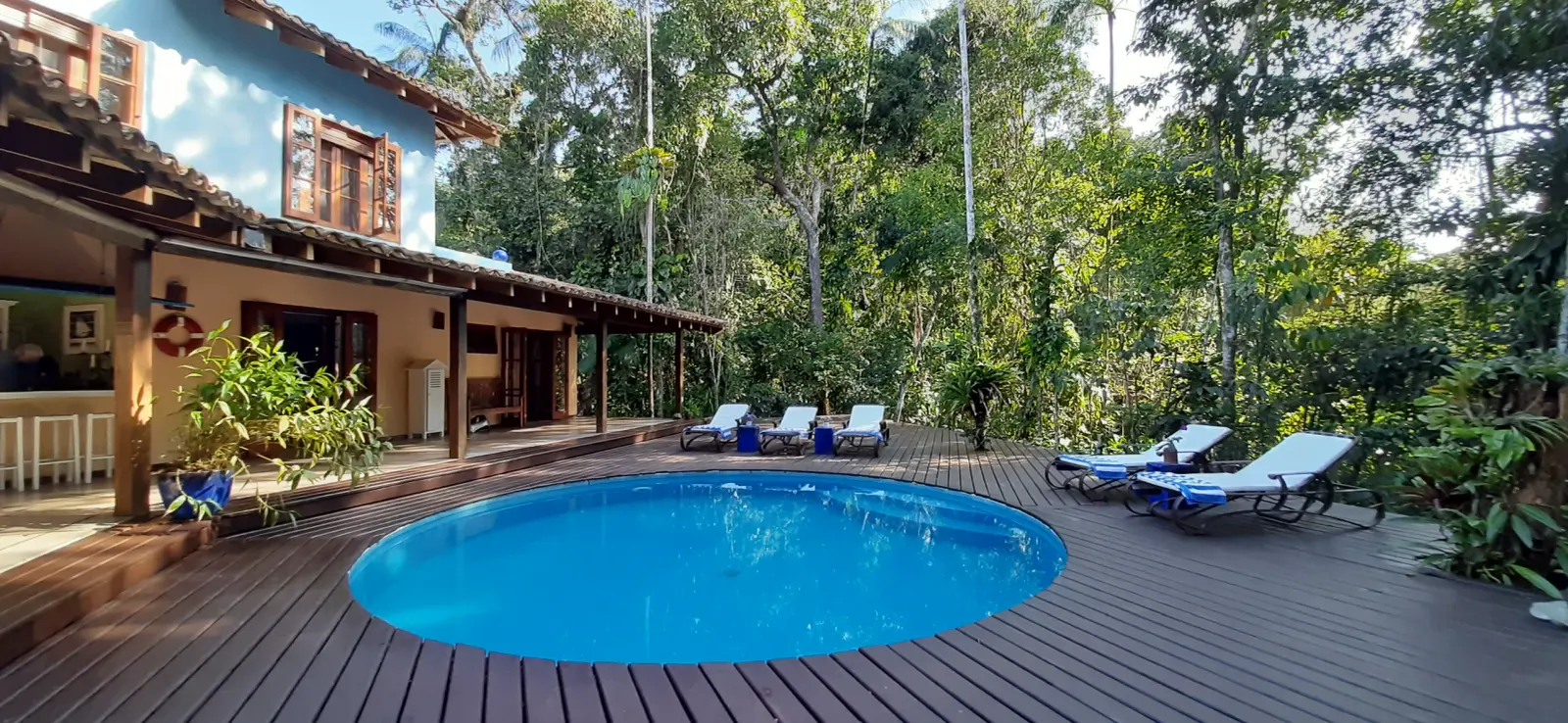 Área externa 4 — Iporanga, Guarujá, para temporada, Casa