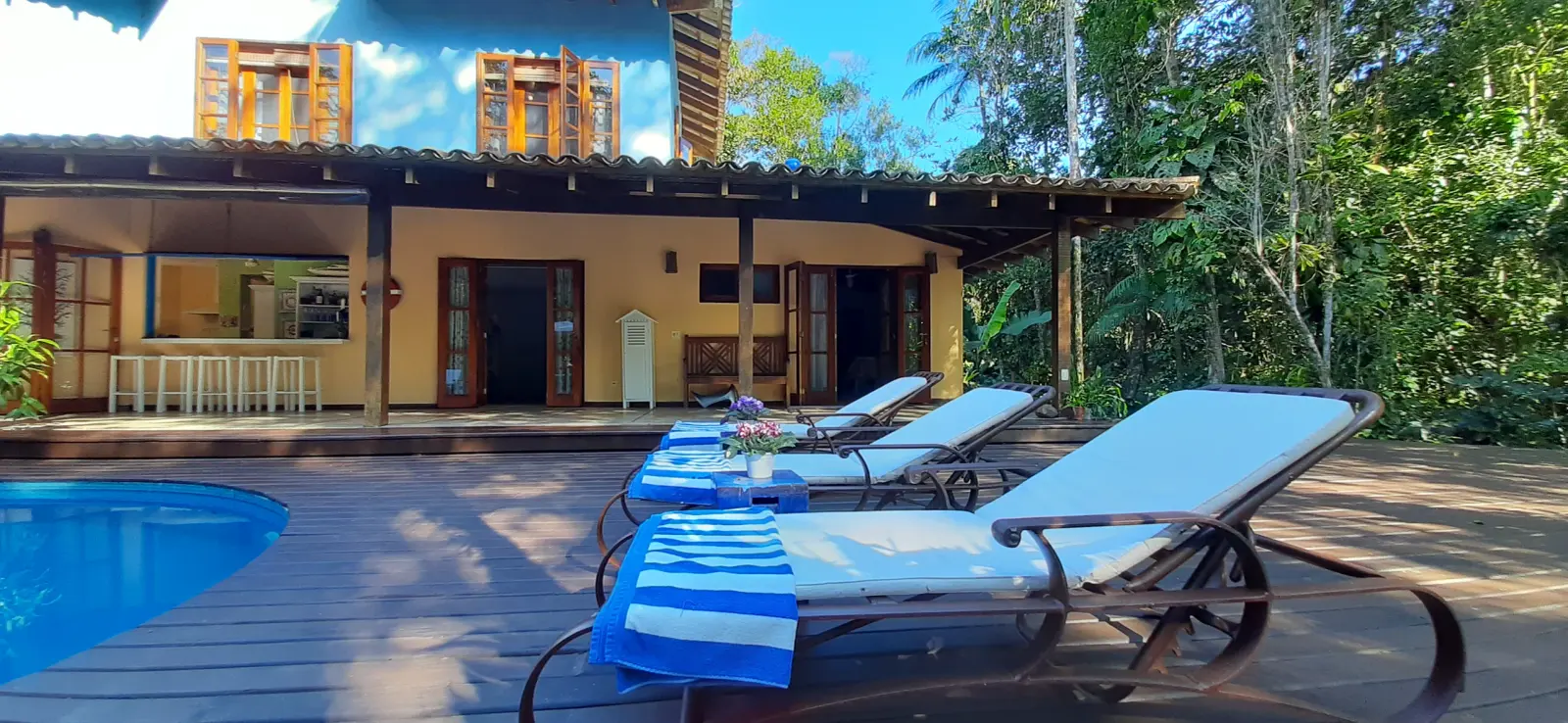 Área externa 11 — Iporanga, Guarujá, para temporada, Casa