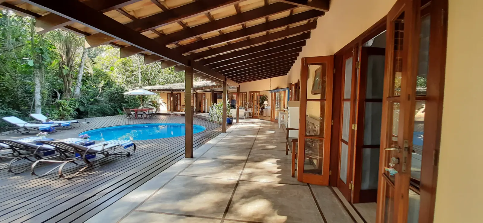 Área externa 13 — Iporanga, Guarujá, para temporada, Casa