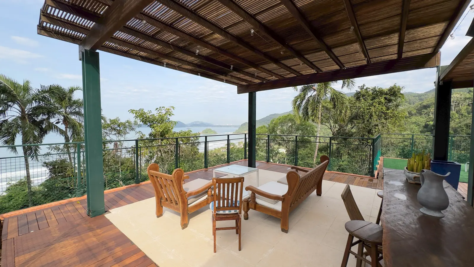 Área externa 2 — Iporanga, Guarujá, à venda e para locação, Casa