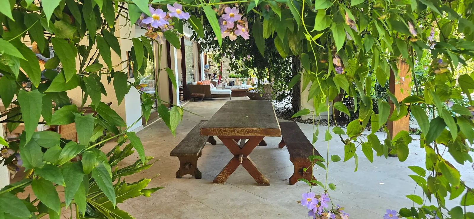 Área externa 14 — Taguaíba, Guarujá, para temporada, Casa