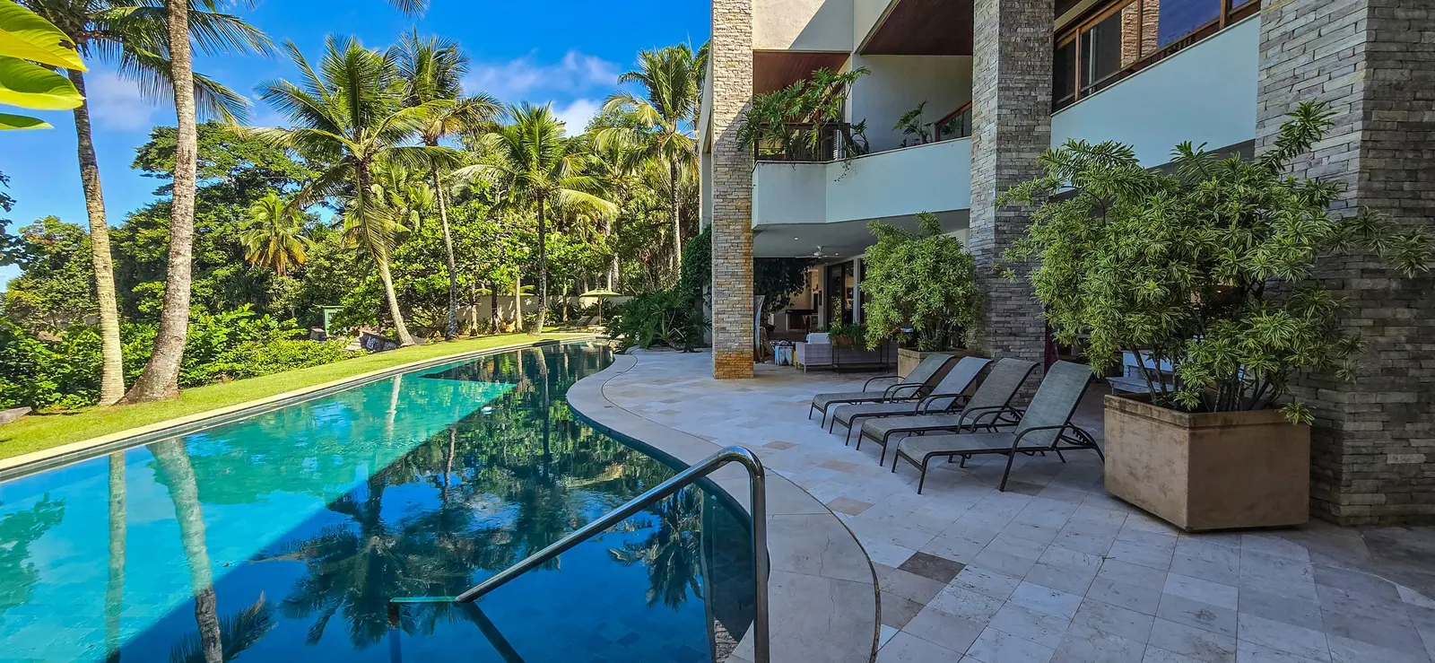 Área externa 6 — Taguaíba, Guarujá, para temporada, Casa