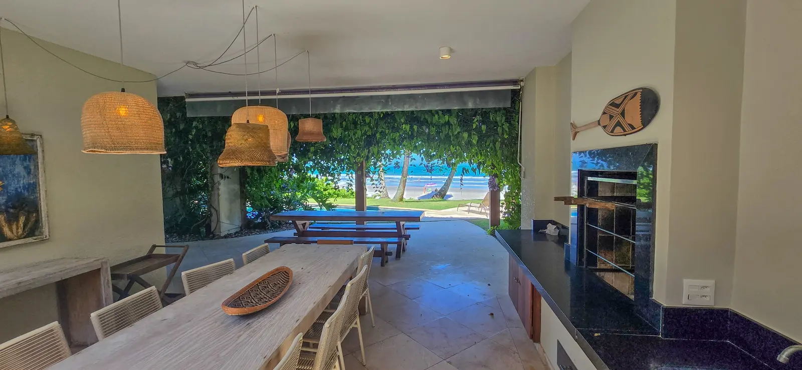 Área externa 13 — Taguaíba, Guarujá, para temporada, Casa