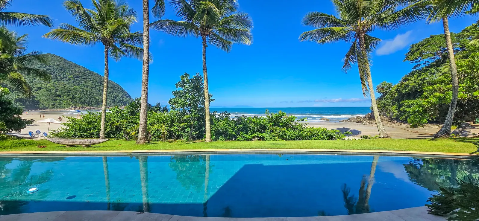 Área externa 5 — Taguaíba, Guarujá, para temporada, Casa