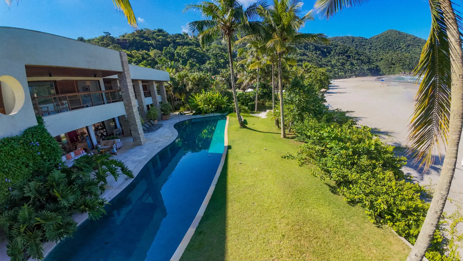 Área externa 1 — Taguaíba, Guarujá, para temporada, Casa