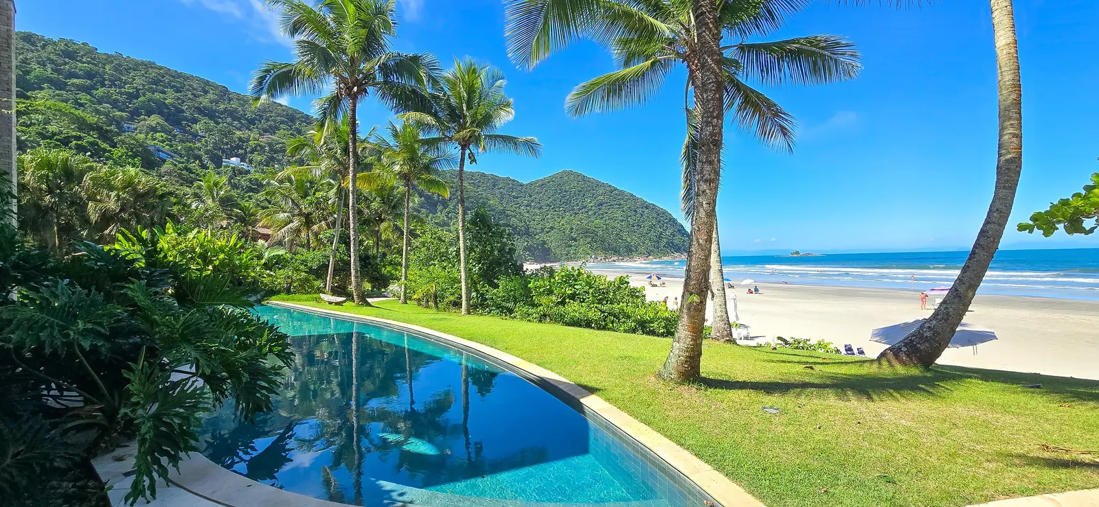 Área externa 11 — Taguaíba, Guarujá, para temporada, Casa