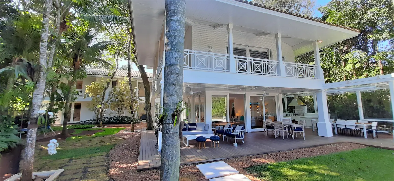 Área externa 10 — Iporanga, Guarujá, para temporada, Casa