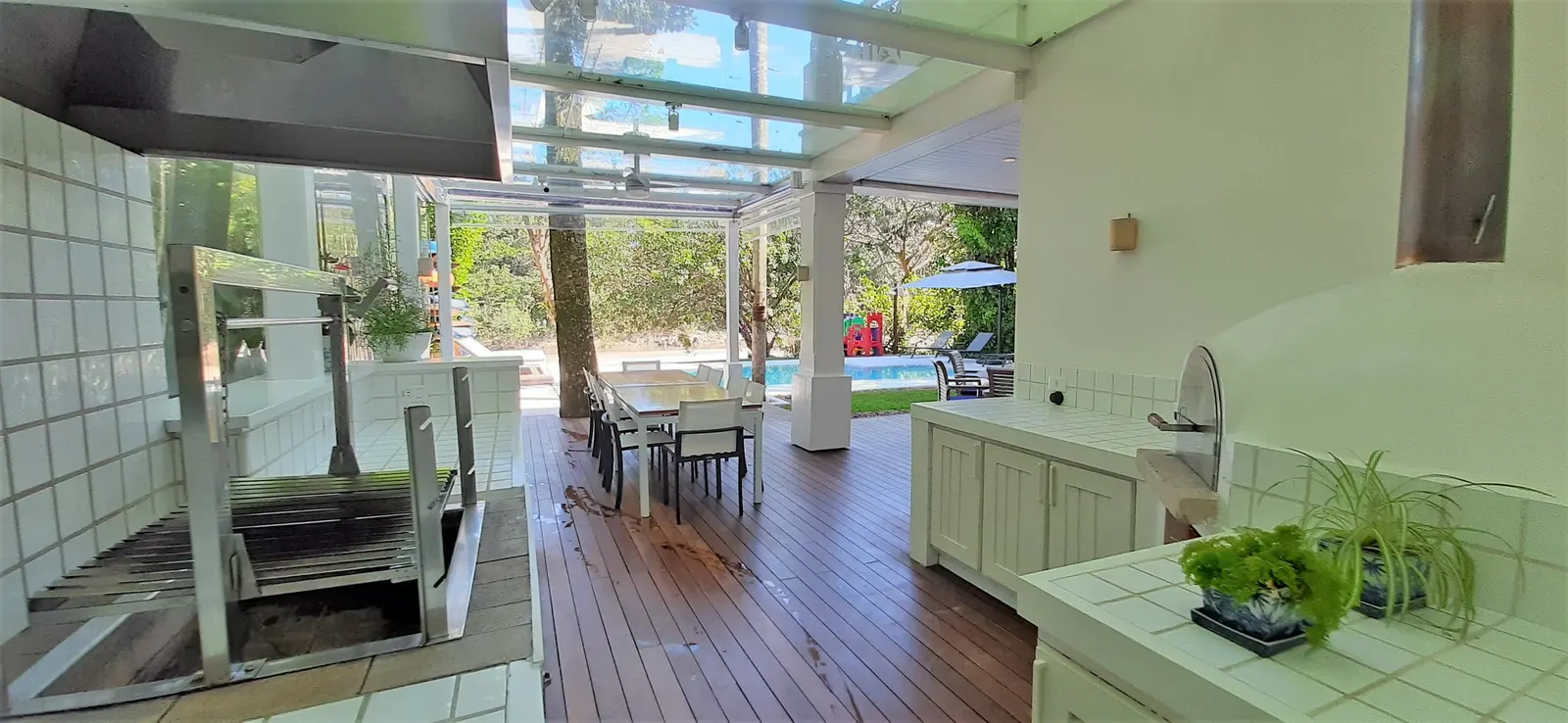 Área externa 12 — Iporanga, Guarujá, para temporada, Casa