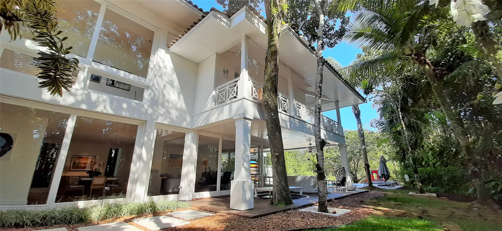 Área externa 17 — Iporanga, Guarujá, para temporada, Casa