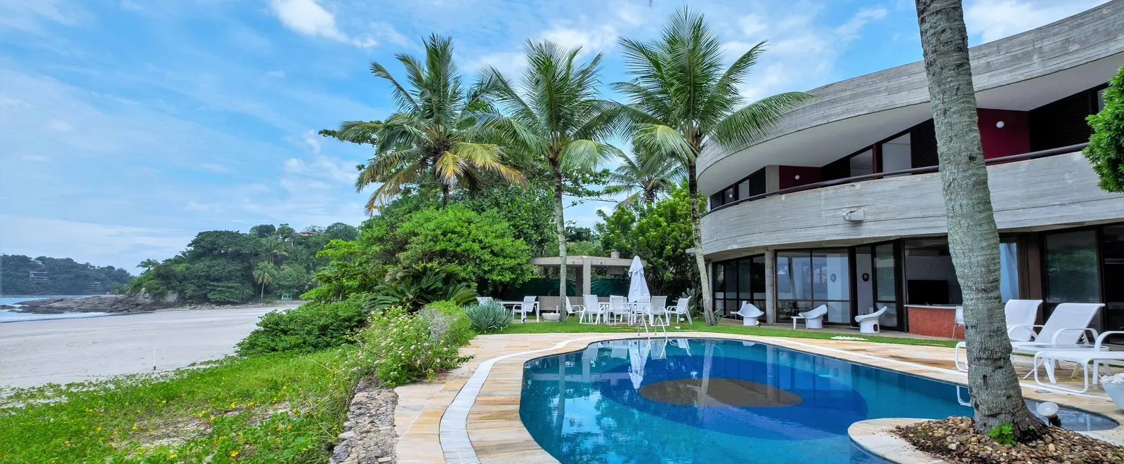 Área externa 9 — Taguaíba, Guarujá, para temporada, Casa
