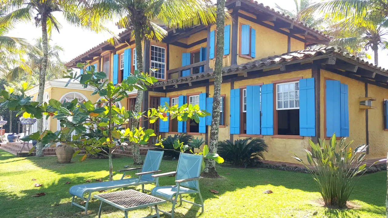 Área externa 12 — Iporanga, Guarujá, para temporada, Casa