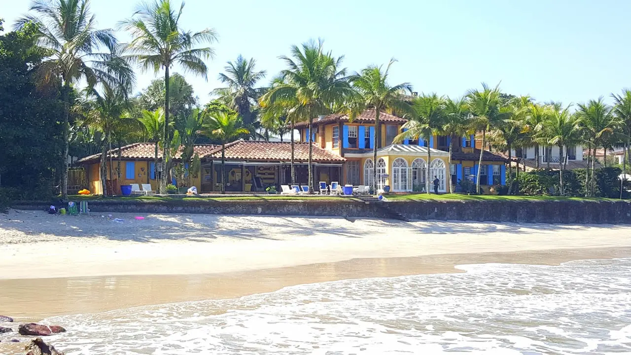 Área externa 3 — Iporanga, Guarujá, para temporada, Casa