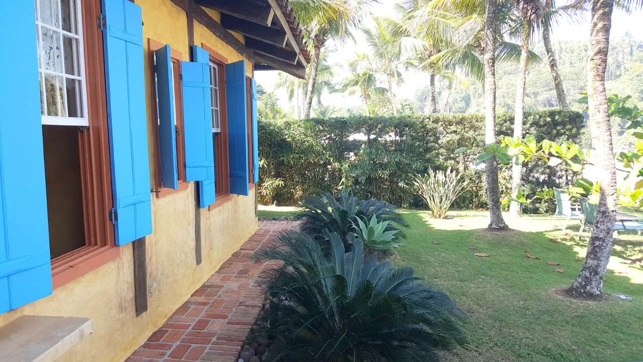 Área externa 13 — Iporanga, Guarujá, para temporada, Casa