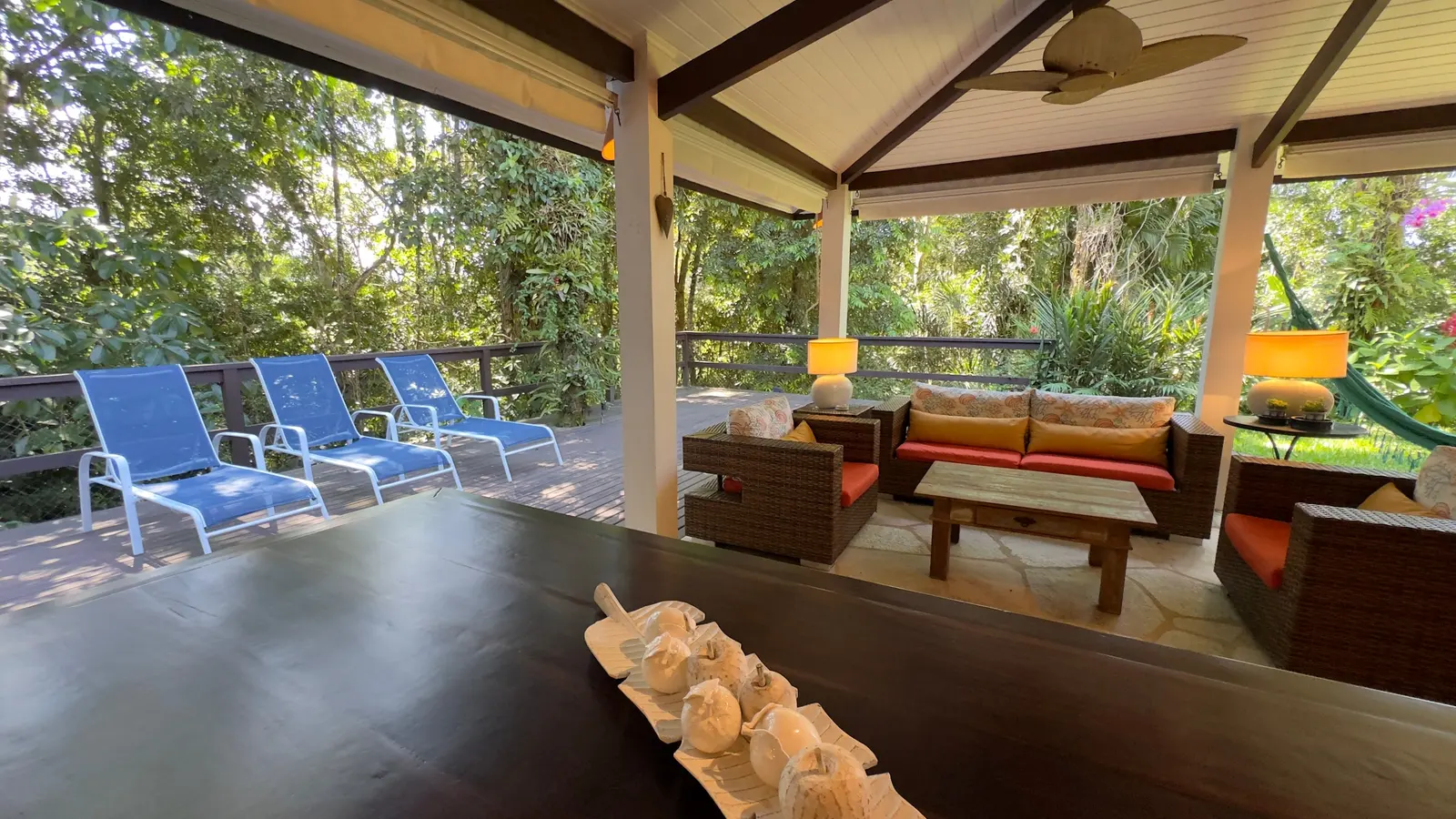 Área externa 22 — Iporanga, Guarujá, para temporada, Casa