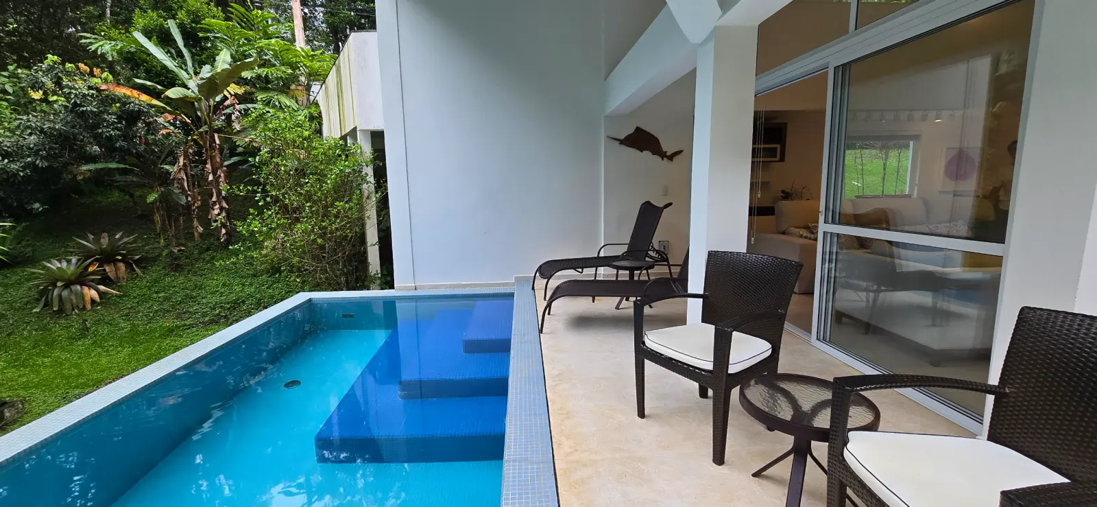 Área externa 8 — Iporanga, Guarujá, para temporada, Casa