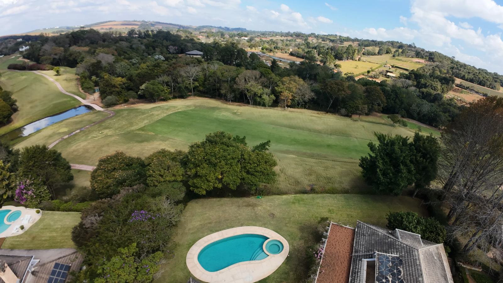 Vista aérea 3 — Quinta da Baroneza, Bragança Paulista, à venda, Casa