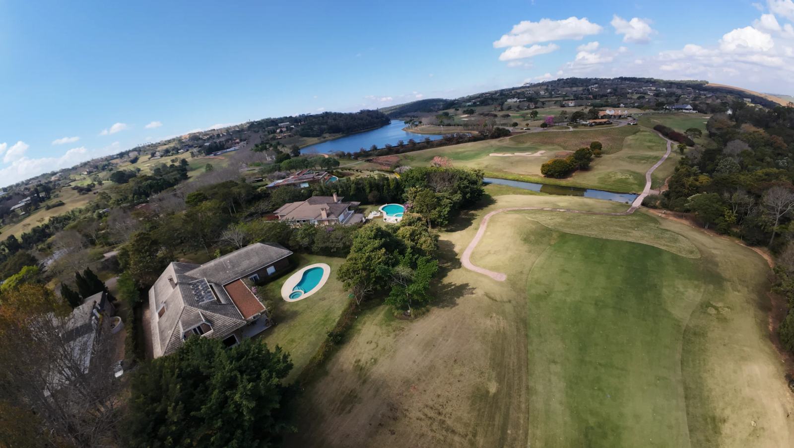 Vista aérea 4 — Quinta da Baroneza, Bragança Paulista, à venda, Casa