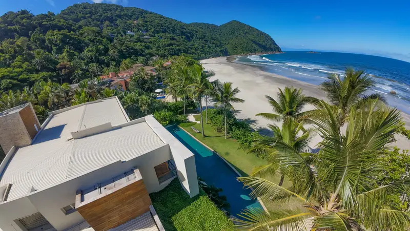 Casa para temporada no Condomínio Taguaíba, Guarujá — Villa 393